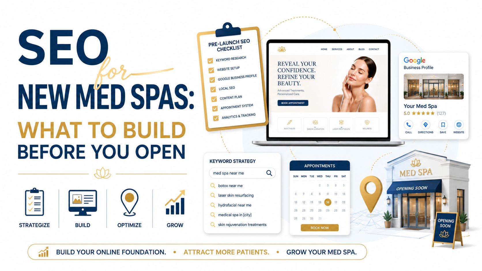 SEO for New Med Spas: What to Build Before You Open article preview by Vistrane